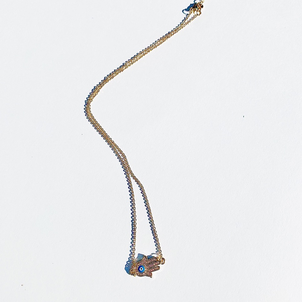 Hamsa necklace